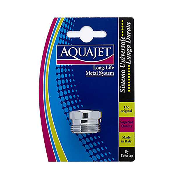 Aquajet Adattatore con Aeratore Femmina Cromato M22X1 - 3/4" - AQUAJET - Immagine 2